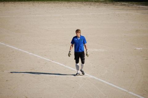 Lance de un partido de esta temporada en A Merced