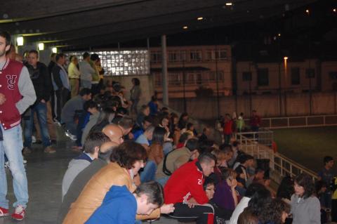 Gran entrada en As Cancelas para presenciar el Conxo - Bertamiráns